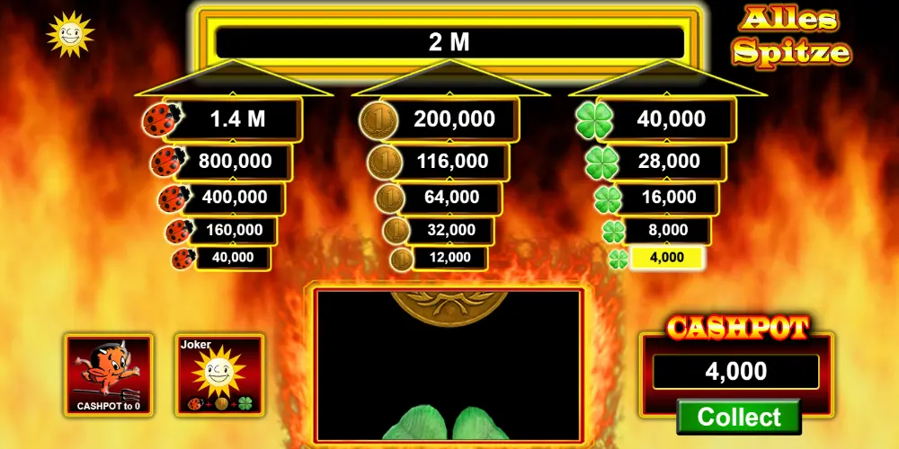 Alles Spitze online spielen - Spielautomat von Merkur Slots